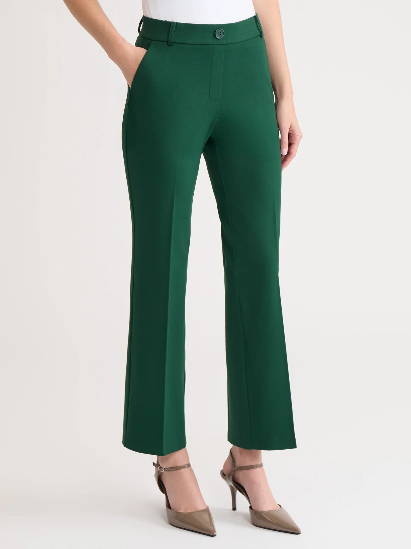 Pull-On Faux Fly Front Pant